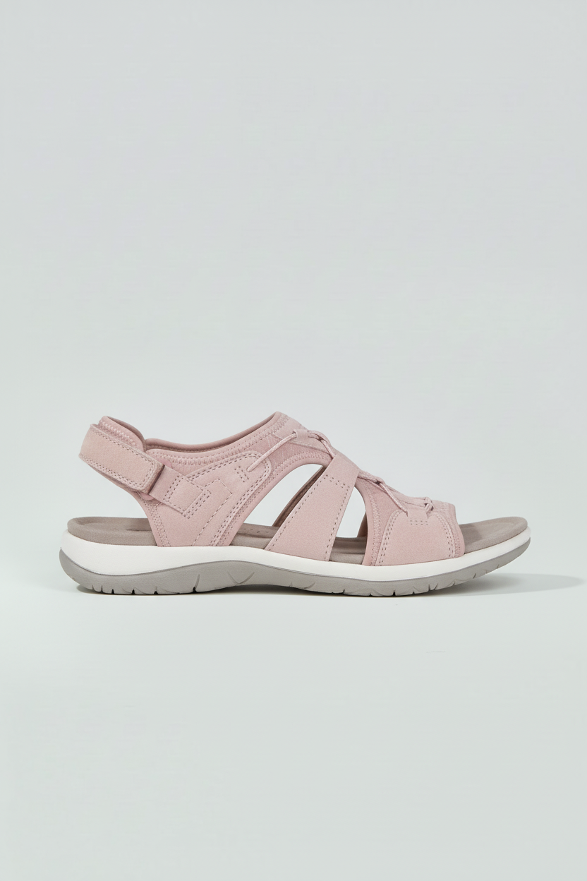 Sandaler Dame | Justerbare Remme med Støtte - Rosa