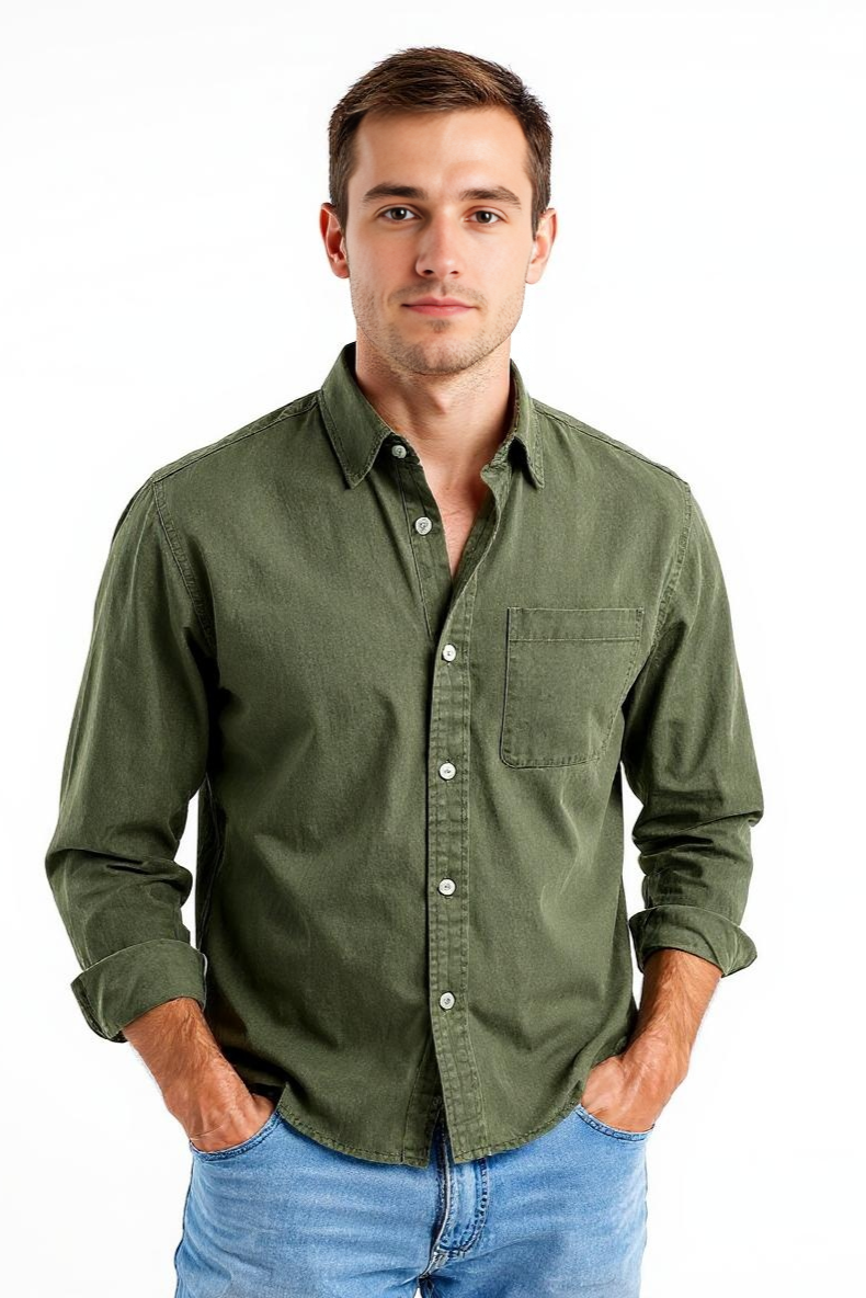 Skjorte Med Brystlomme