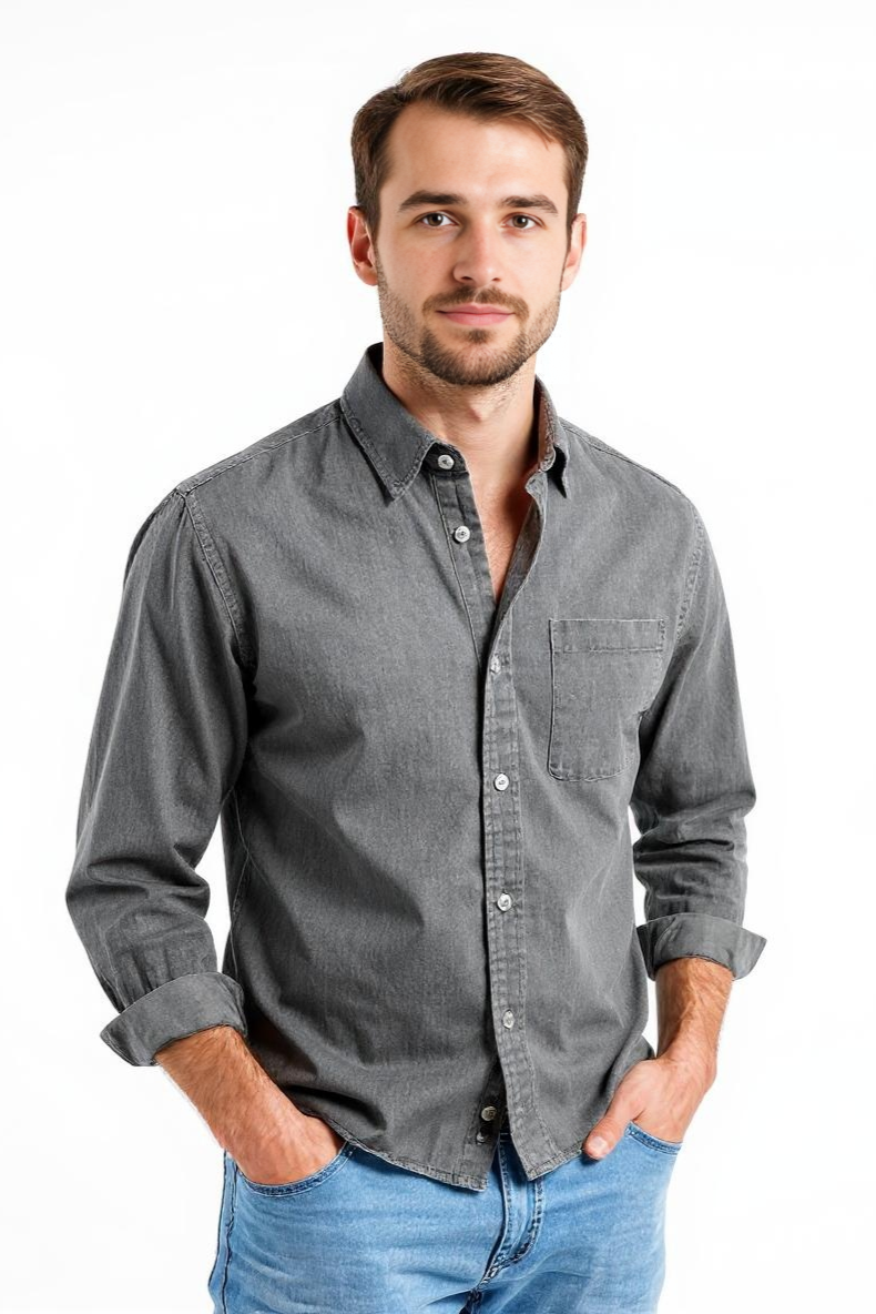 Skjorte Med Brystlomme