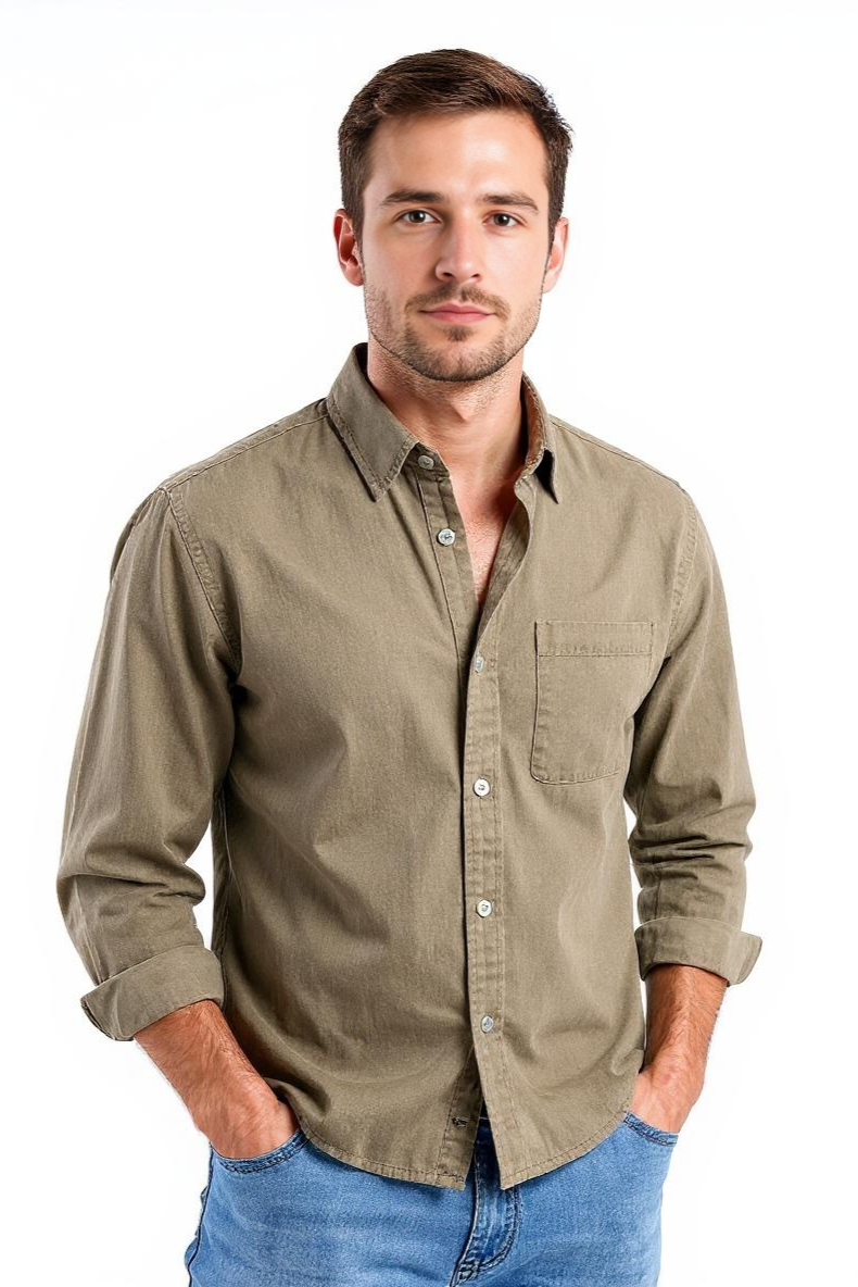 Skjorte Med Brystlomme