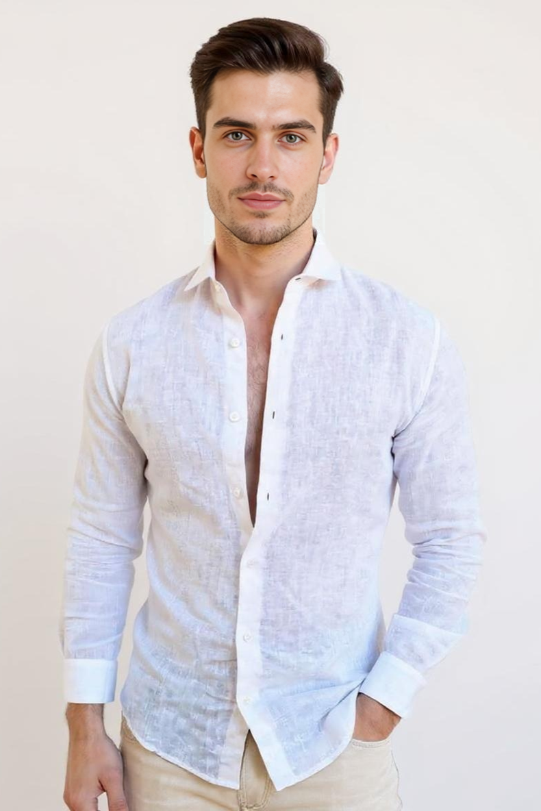 Skjorte Med Let Struktur