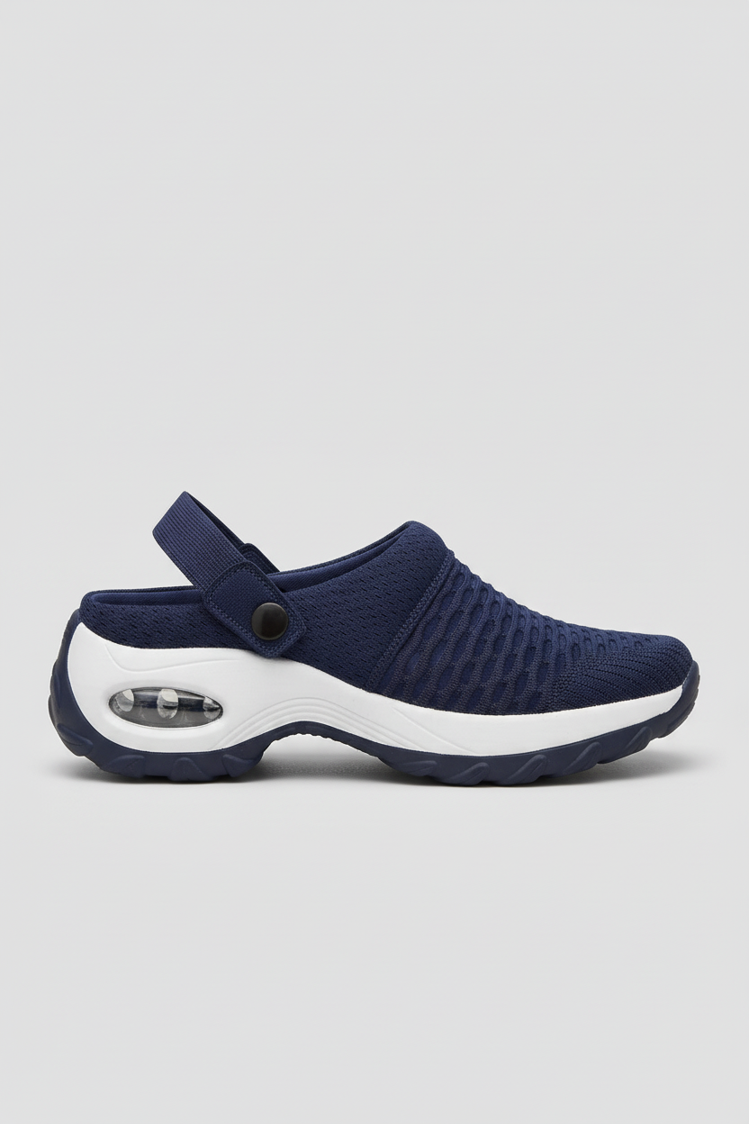 Sko Dame | Ortopædisk Slip-on med Støddæmpning - Blå