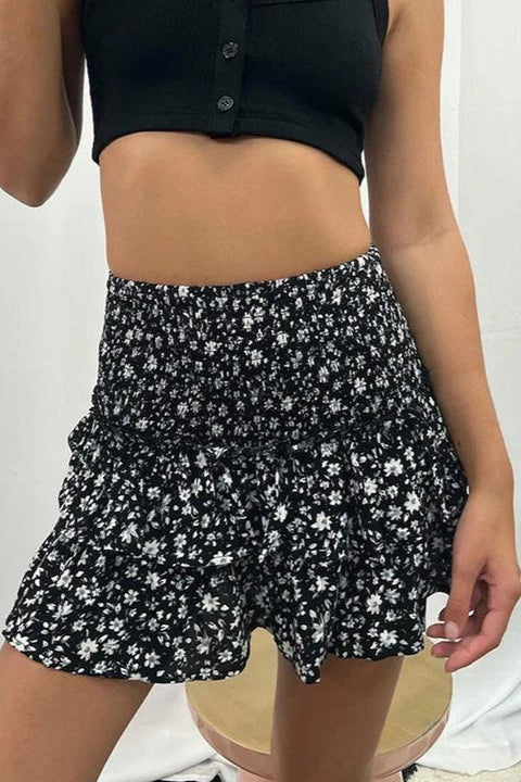 Sommer Nederdel Med Rynker