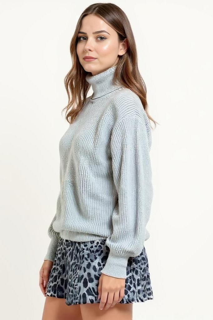 Striktrøje Med Asymmetrisk Skulderudskæring