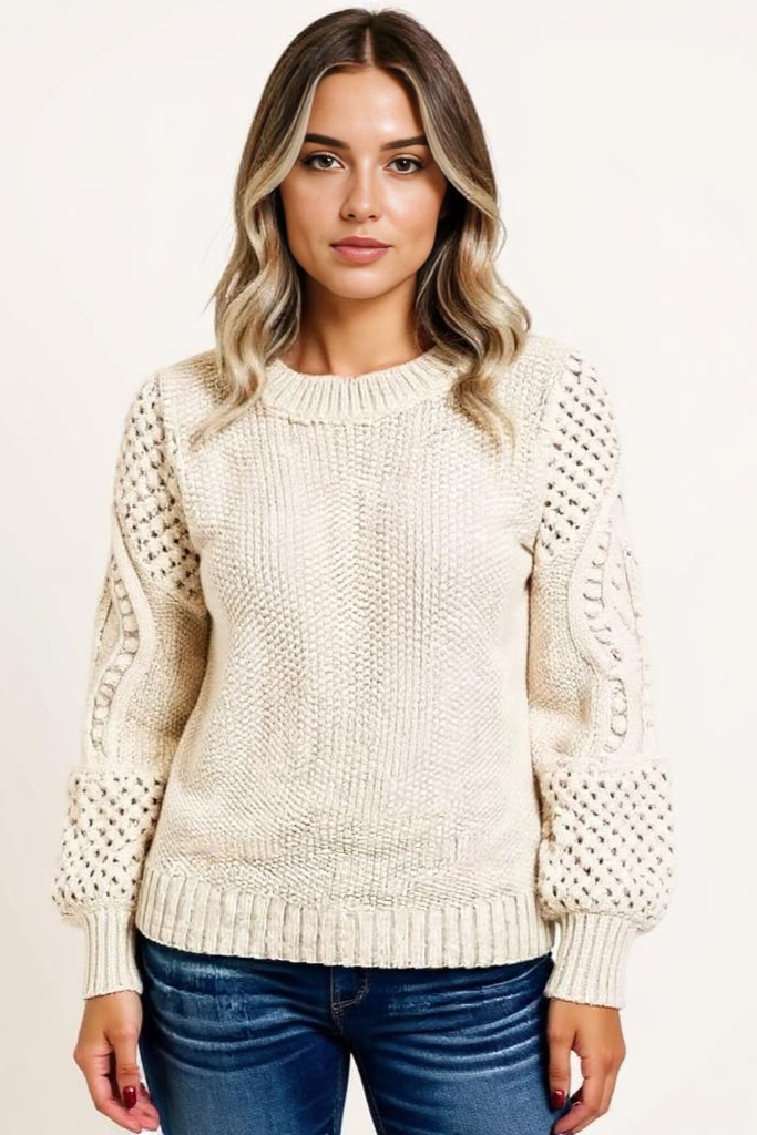 Striktrøje Med Struktur