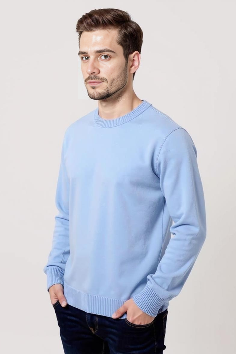 Striktrøje Med Strukturmønster