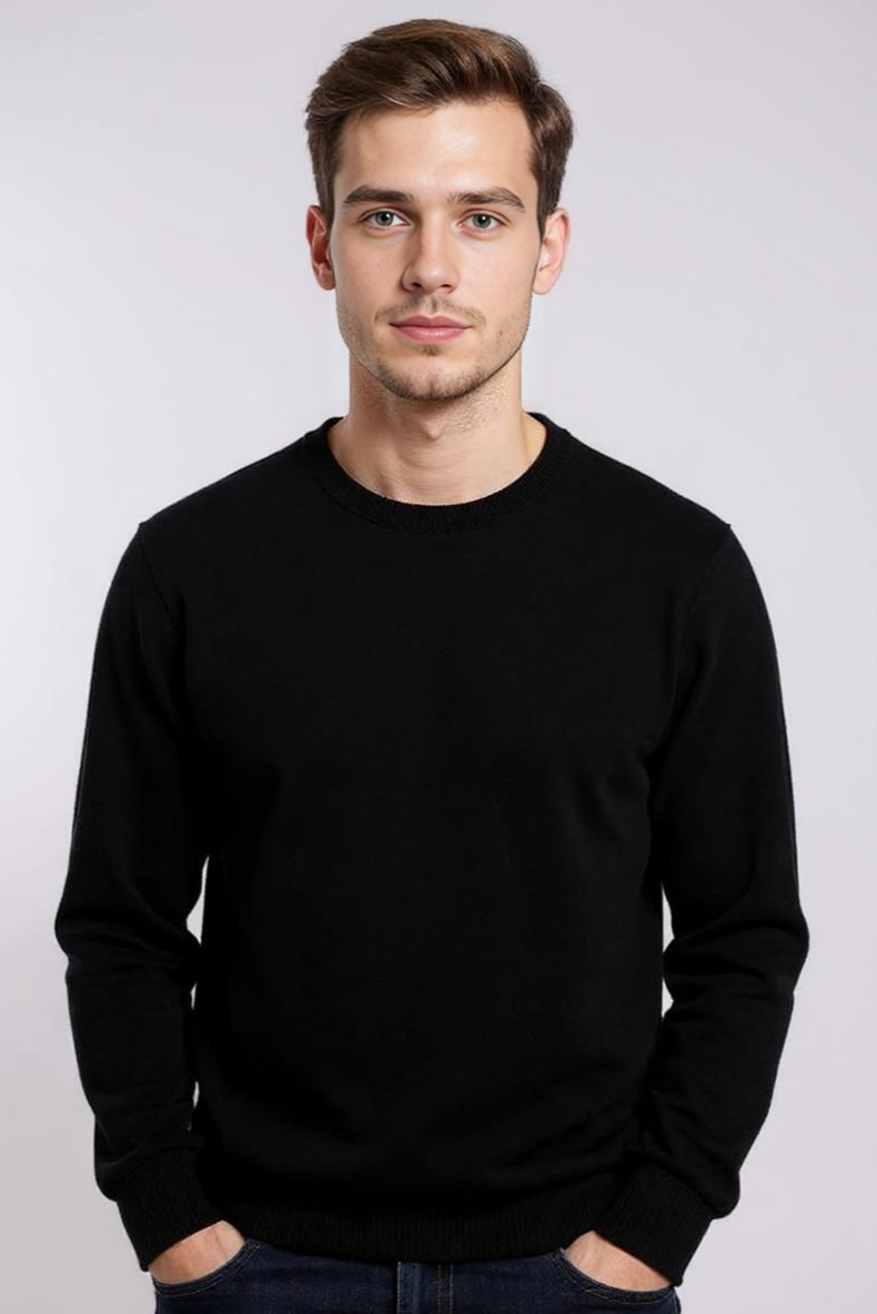 Striktrøje Med Strukturmønster