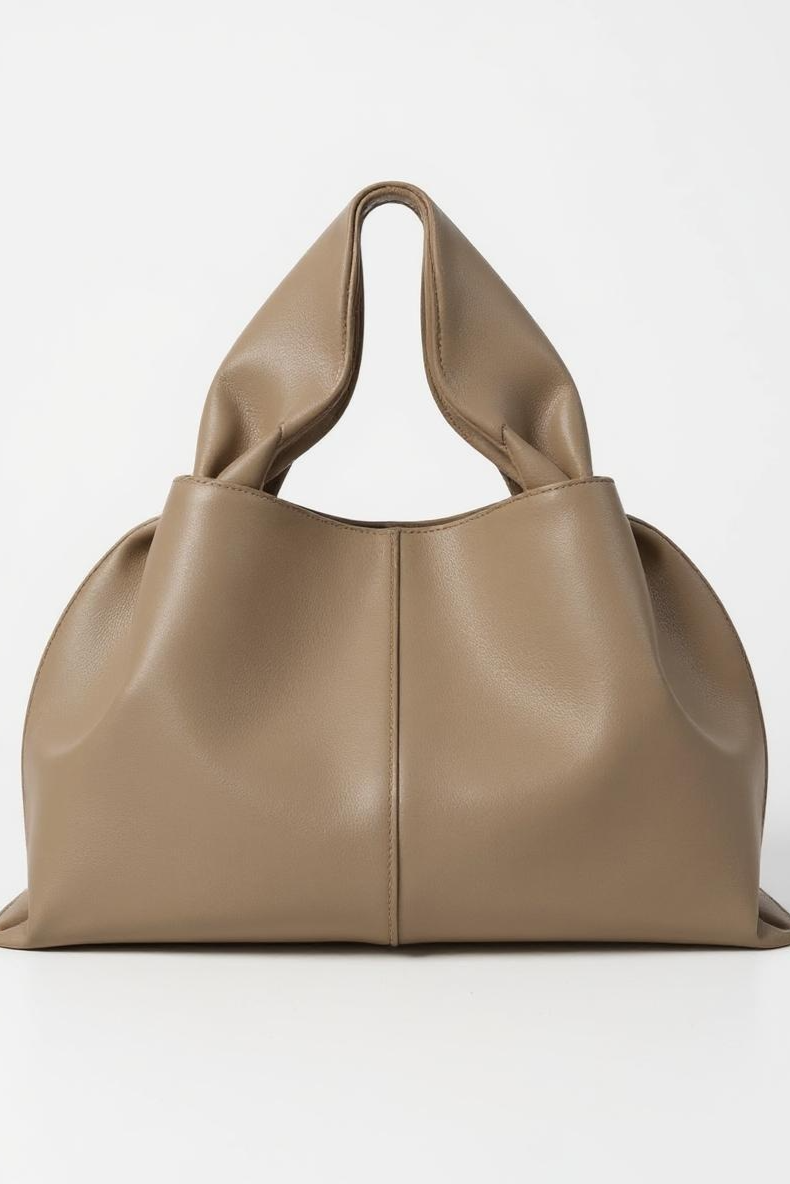 Taske Med Struktureret Læderlook