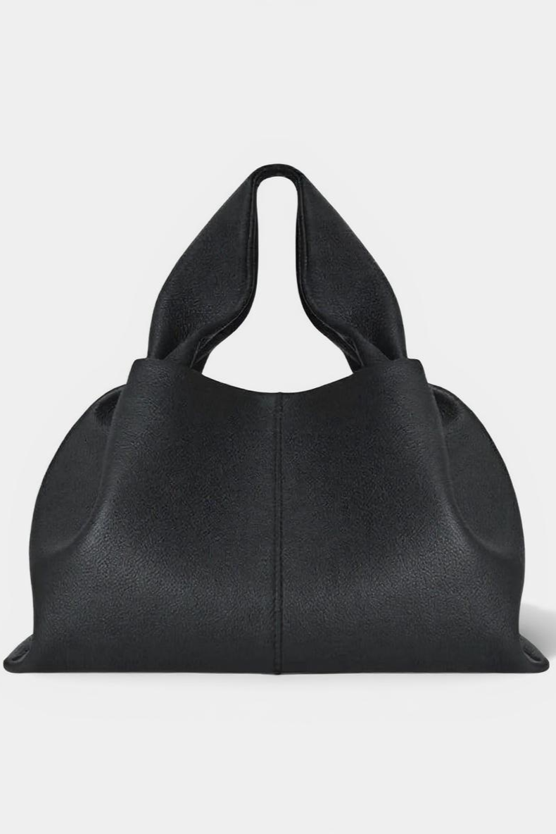 Taske Med Struktureret Læderlook