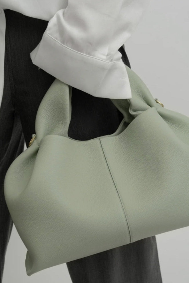 Taske Med Struktureret Læderlook