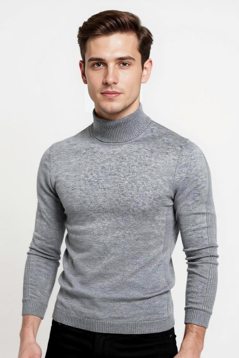 Turtleneck Striktrøje