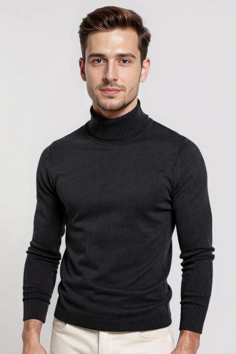 Turtleneck Striktrøje