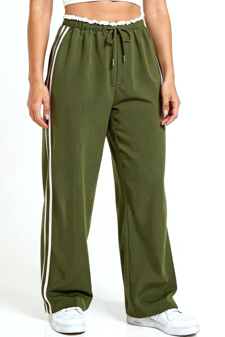 Vide Bukser Med Sporty Striber