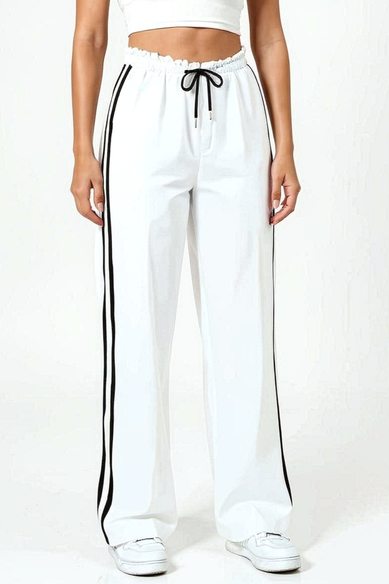 Vide Bukser Med Sporty Striber