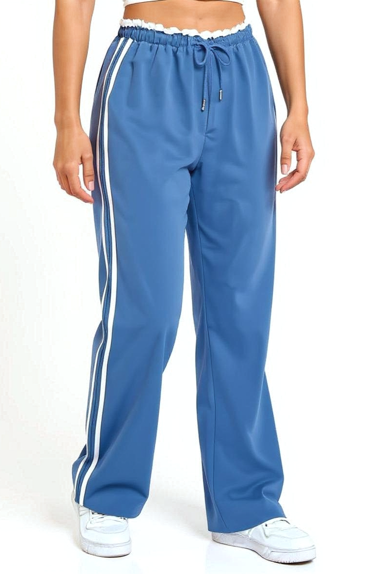 Vide Bukser Med Sporty Striber