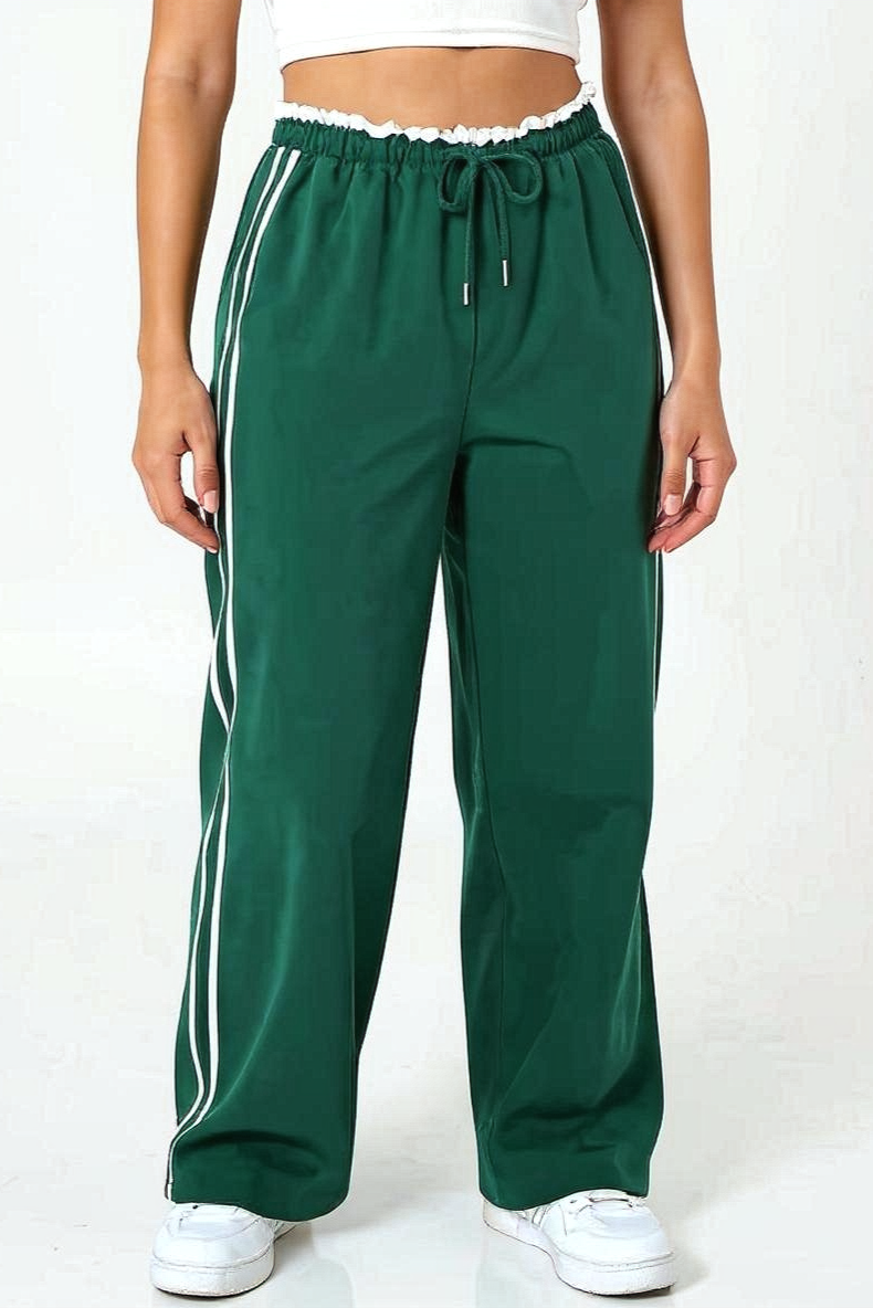 Vide Bukser Med Sporty Striber