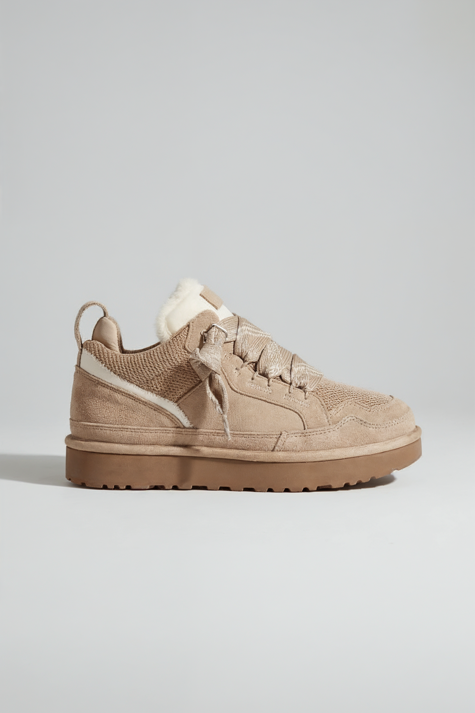 Vinterstøvler Dame | Foret med Bred Pasform og Profilsål - Støvet Beige