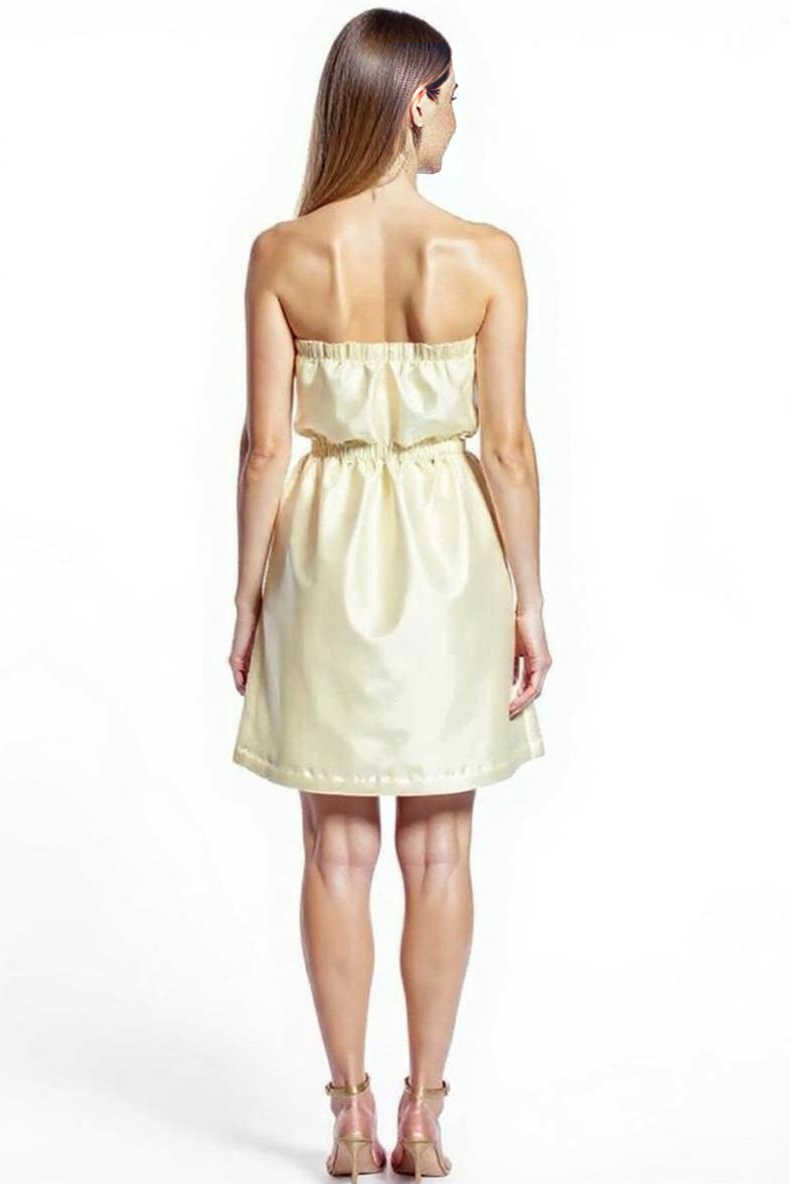 Ærmeløs Kjole Med Taljesnit