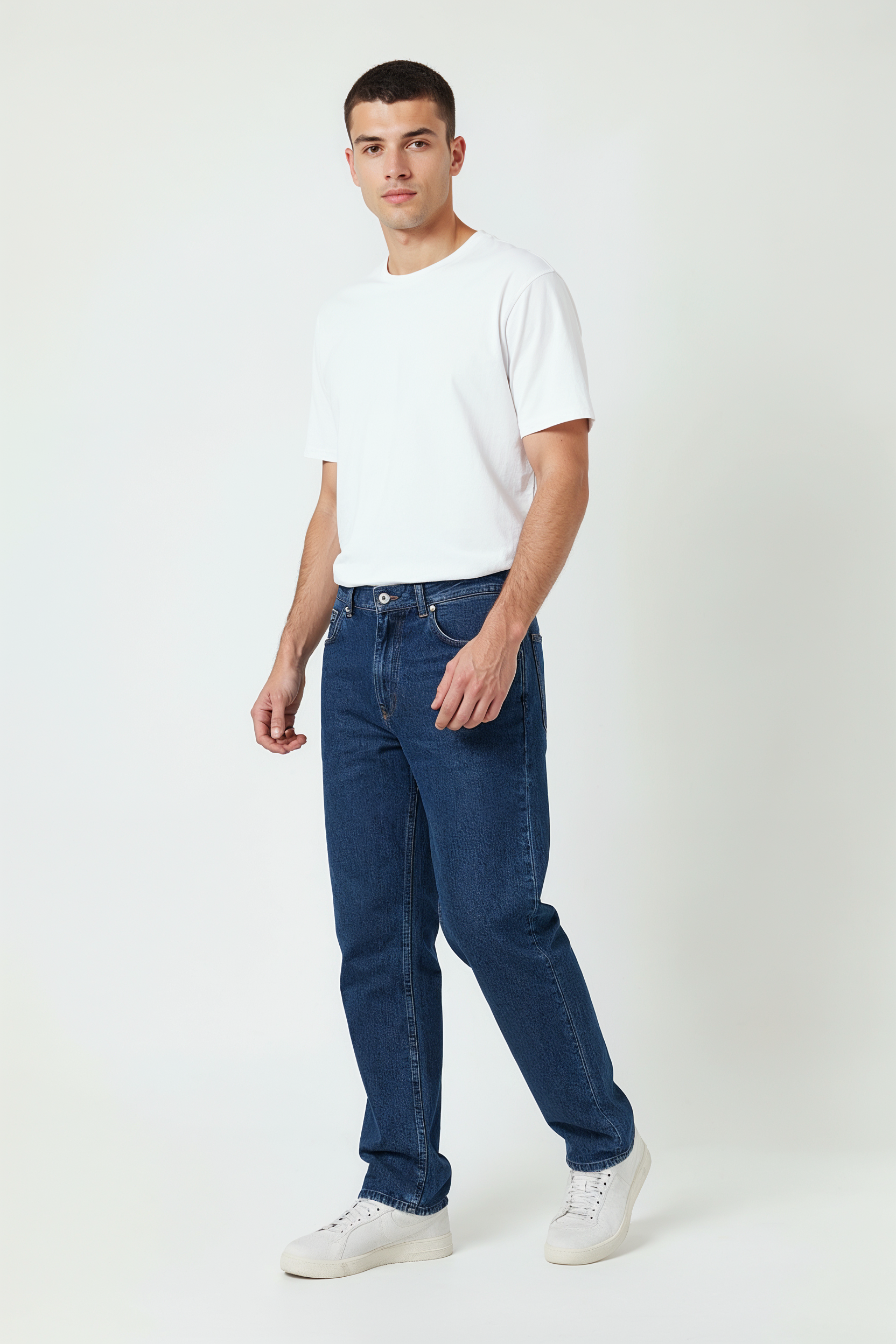 Baggy Jeans Med Lommer - Mørk Denim 1.1