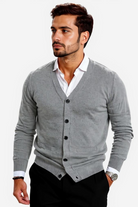 Cardigan Med V-hals