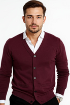 Cardigan Med V-hals