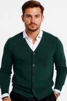 Cardigan Med V-hals