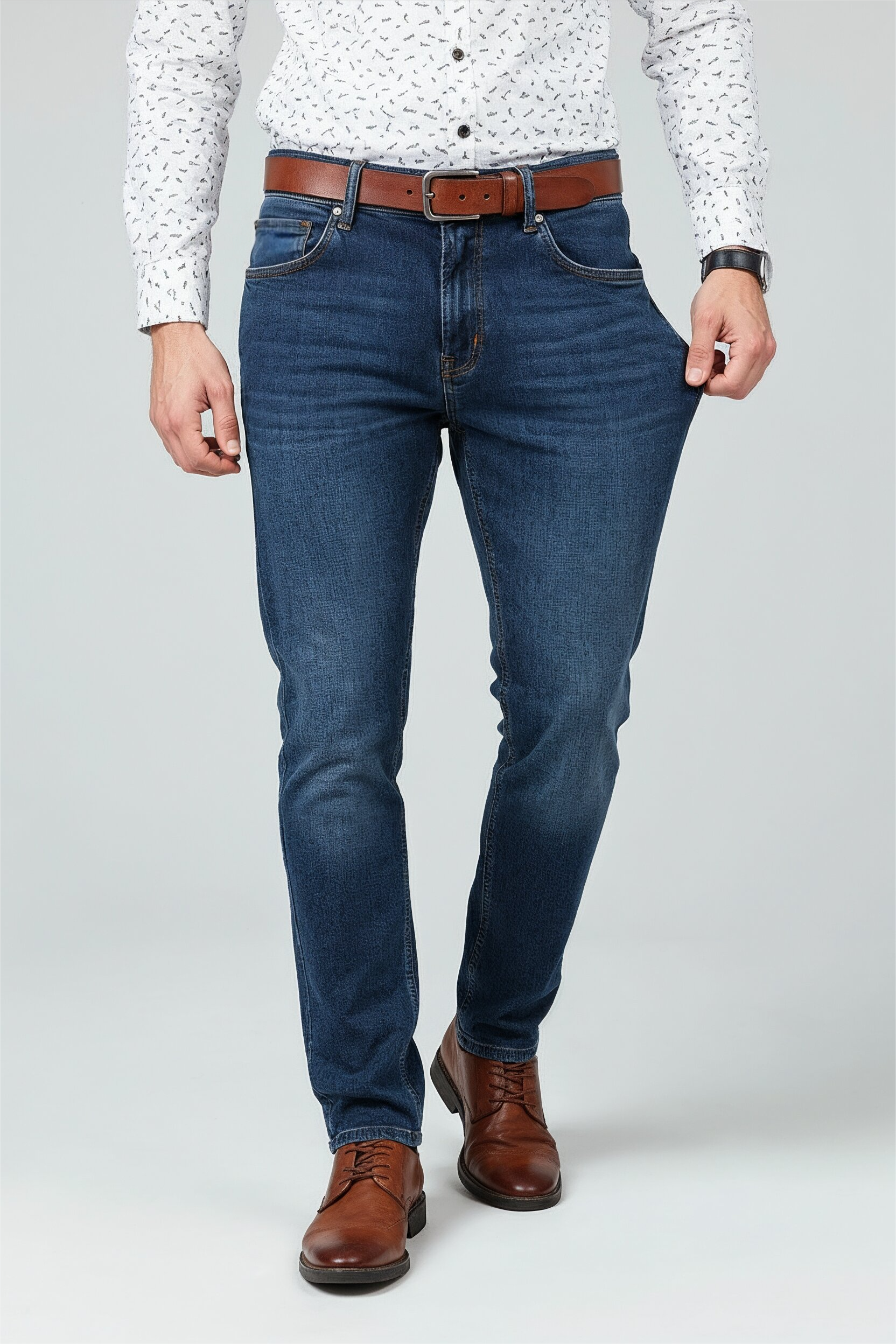 Jeans Med Stretch - Mørk Denim 1.1