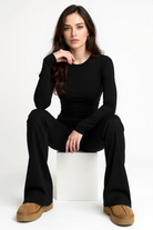 Langærmet Viddeben Jumpsuit
