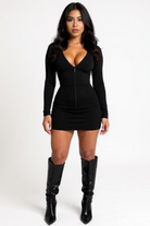 Lynlås Langærmet Jumpsuit