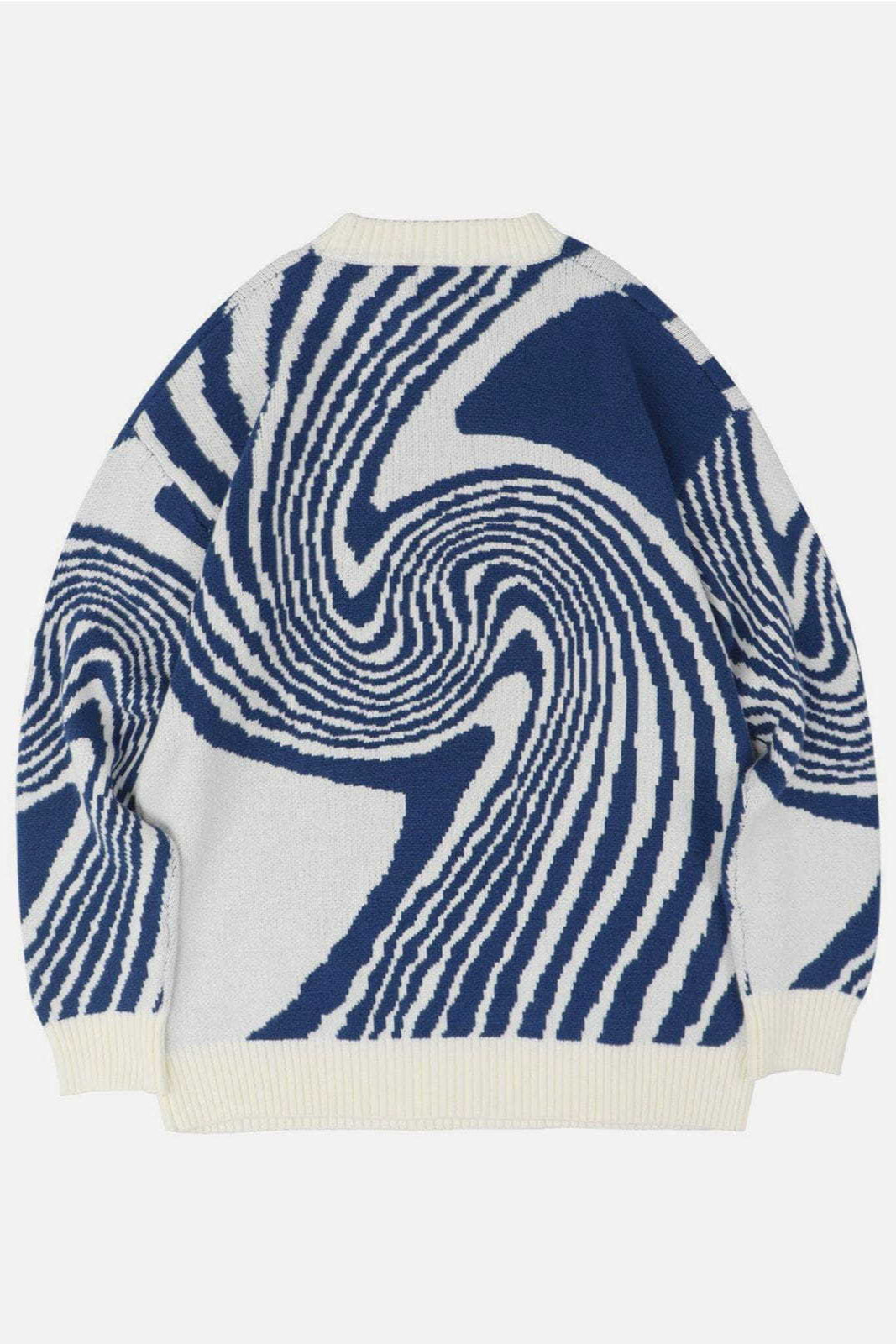 Oversized Sweater Med Bølgestruktur