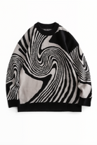 Oversized Sweater Med Bølgestruktur