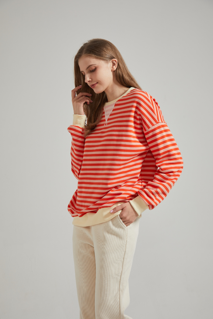 Oversized Sweatshirt Med Blød Struktur