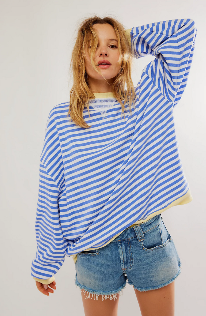 Oversized Sweatshirt Med Blød Struktur