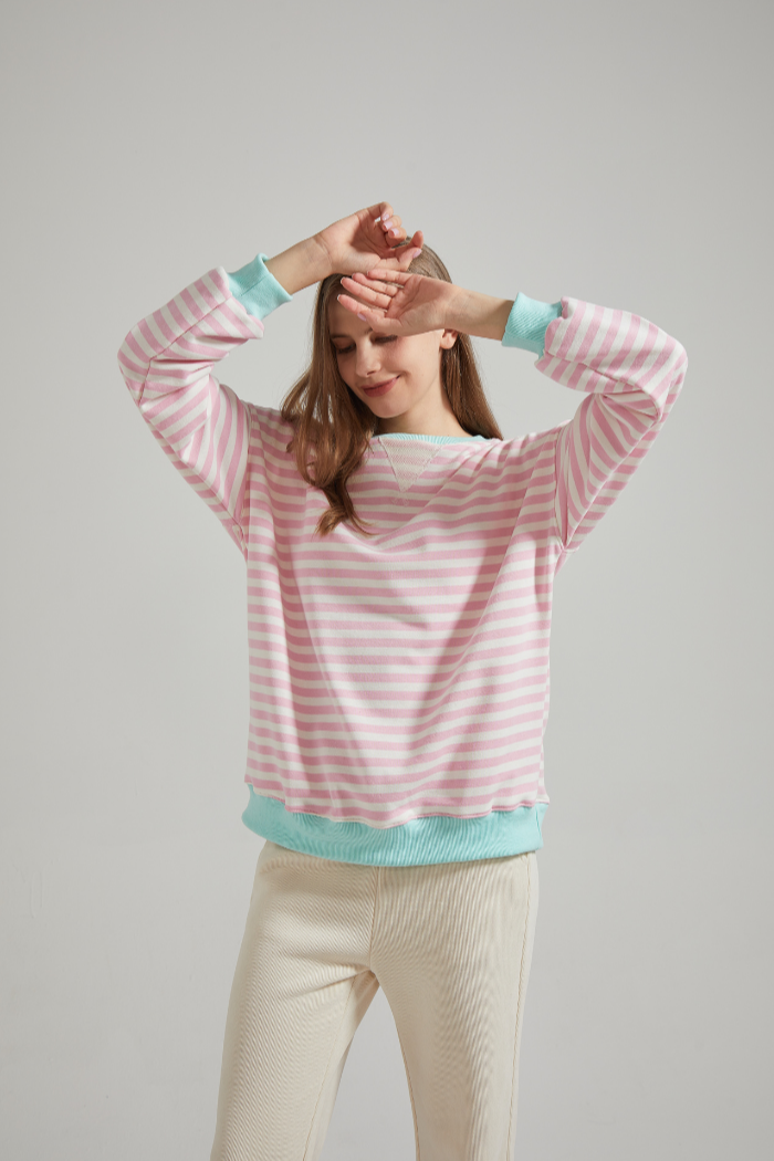 Oversized Sweatshirt Med Blød Struktur