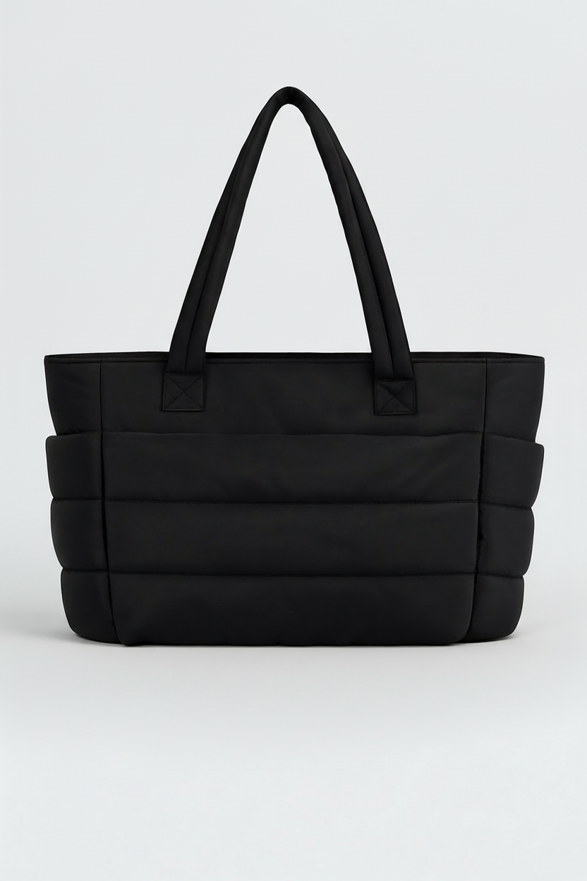 Puffer Tote Bag - Sort 1-0