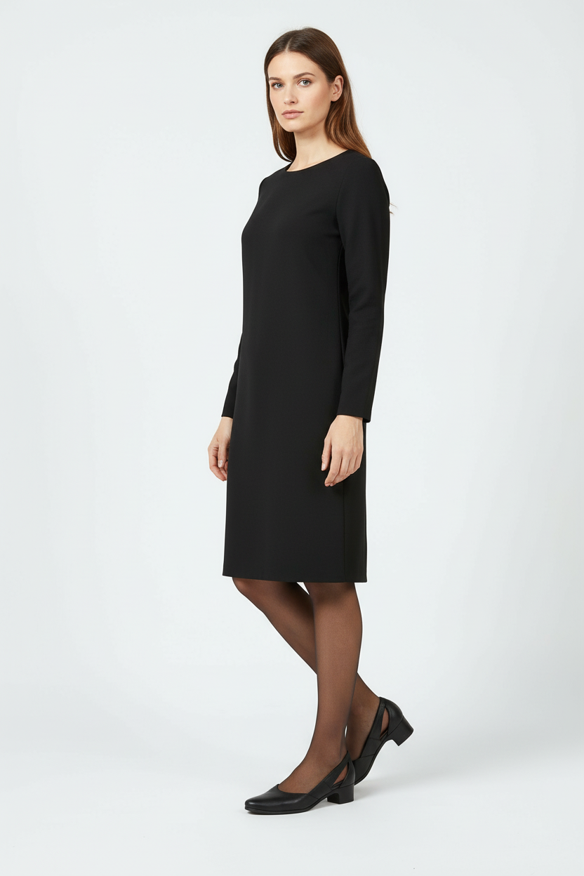 Pumps Med Åben Hæl Og Støtte - Sort 1.2