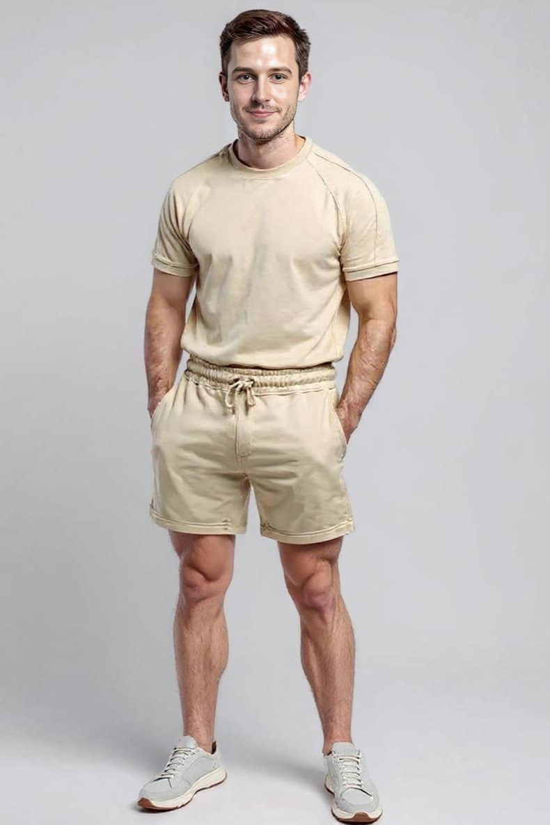 Sæt Med T-shirt Og Shorts