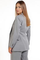 Sæt Med Vidde Bukser Og Blazer