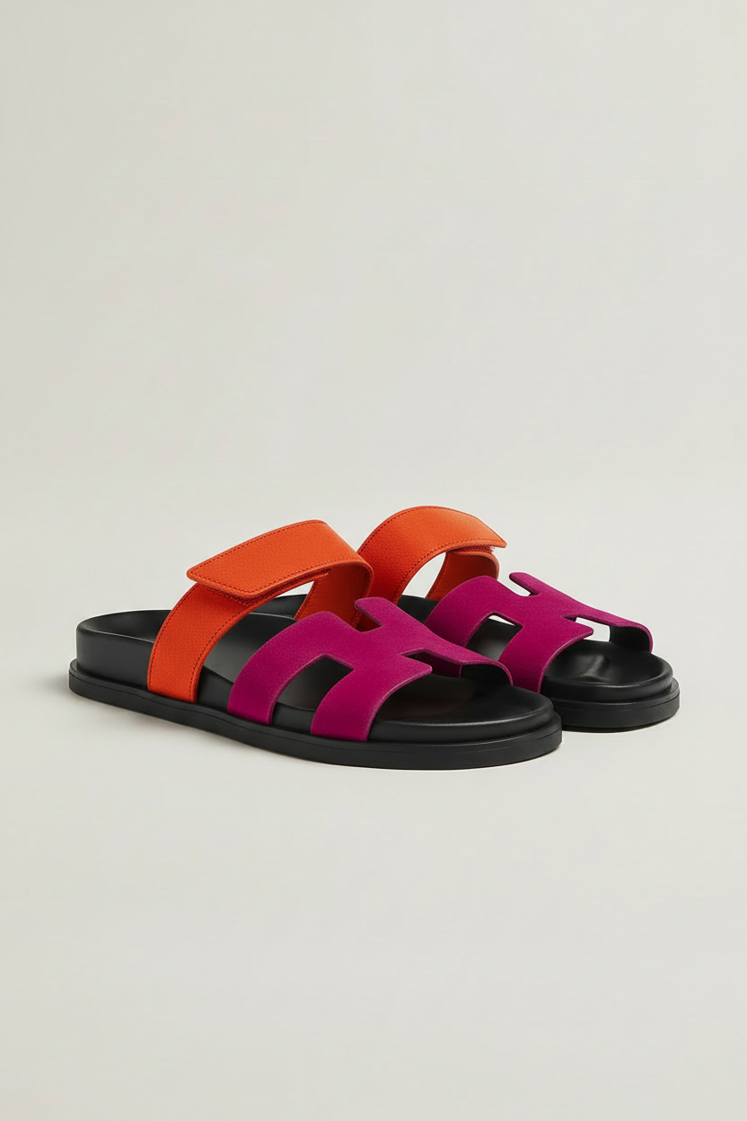 Sandaler Dame | Flad Sål med Remme - Tropisk 1.0