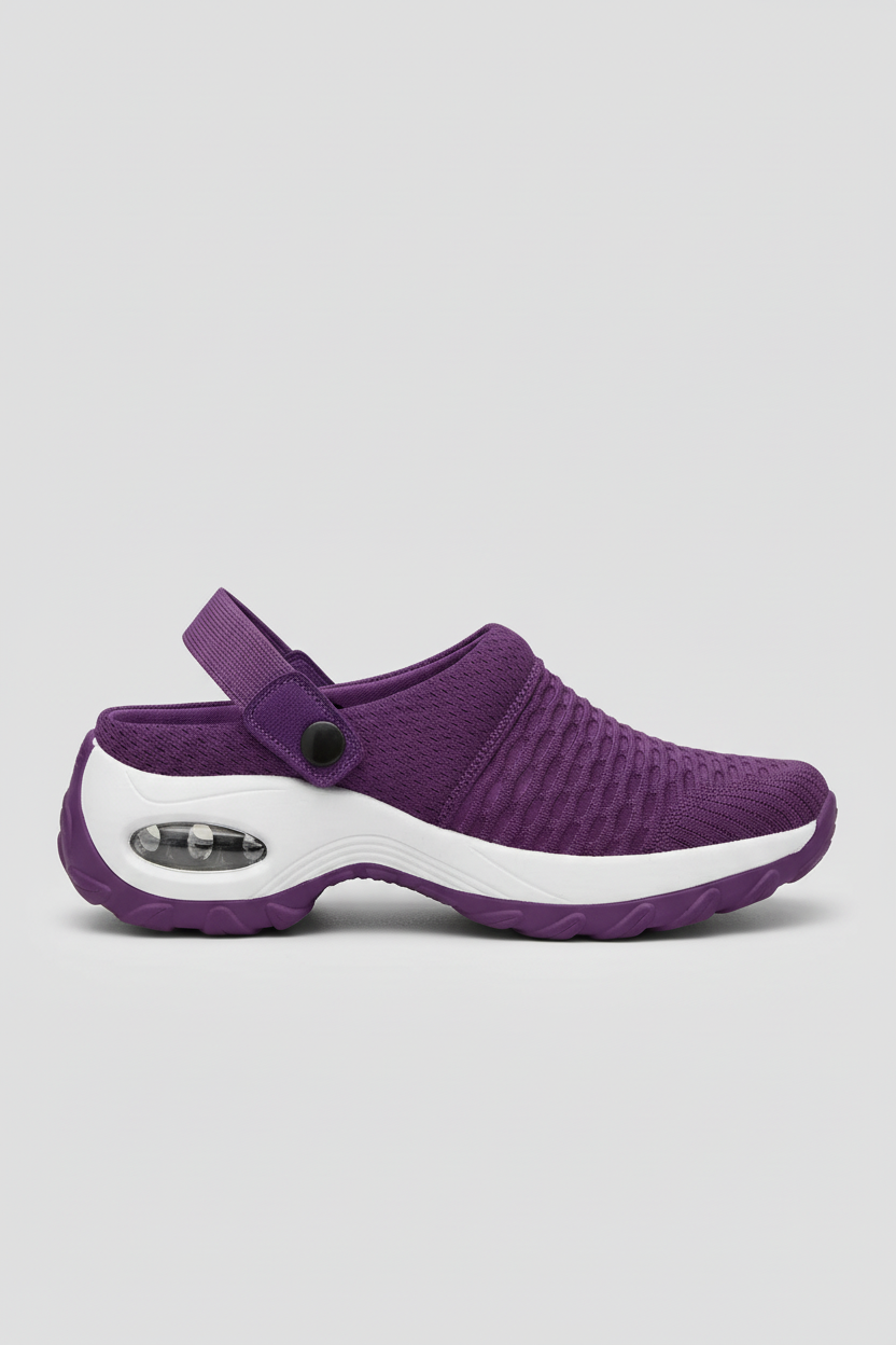 Sko Dame | Ortopædisk Slip-on med Støddæmpning - Lilla