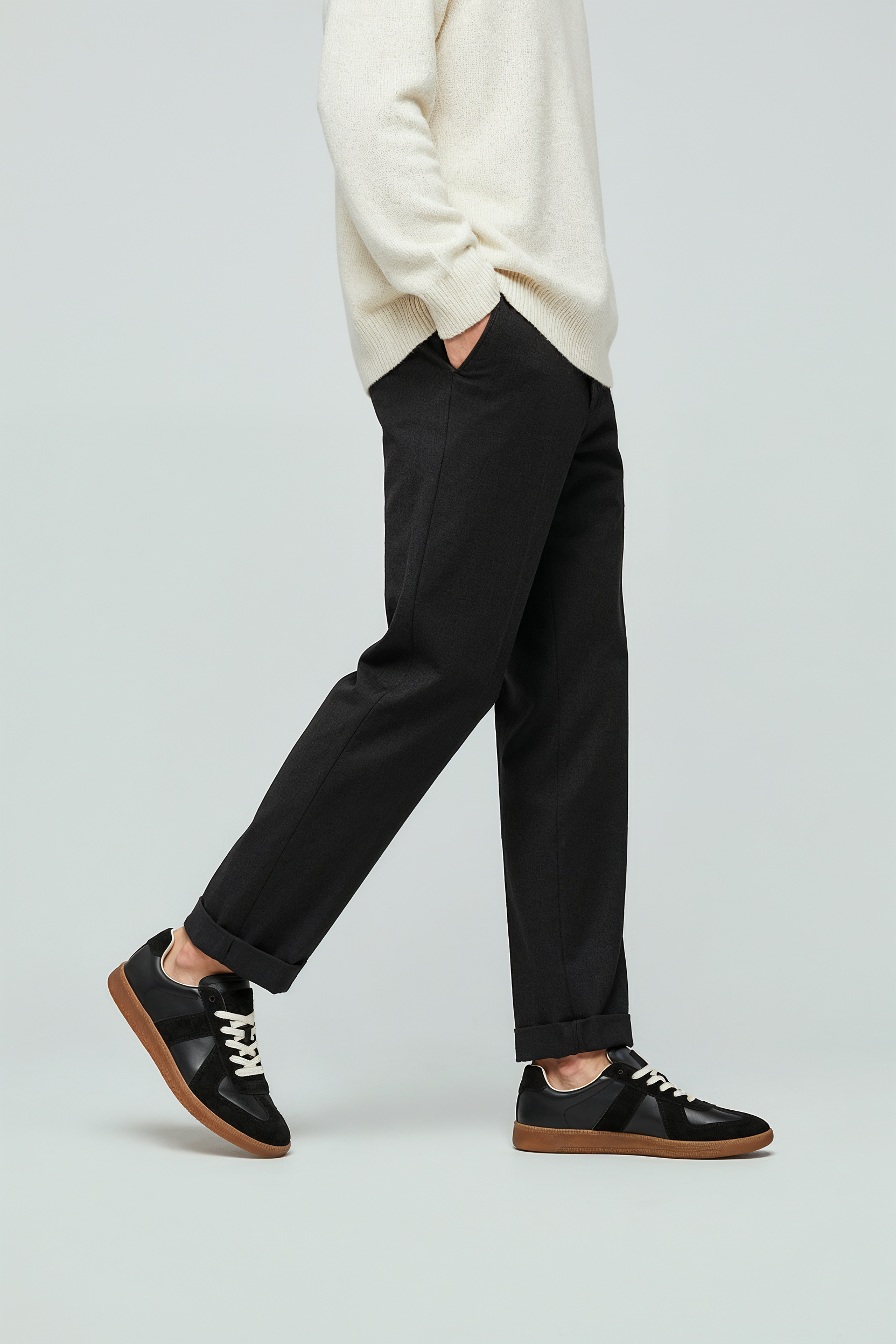 Sneakers Med Tyk Sål - Sort 2-0