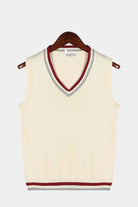 Strik Vest Med V-hals