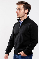 Striktrøje Half Zip Med Høj Krave