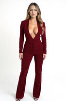 V-Hals Langærmet Jumpsuit
